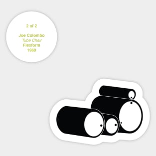 JoeColombo_TubeChair_2/2 Sticker